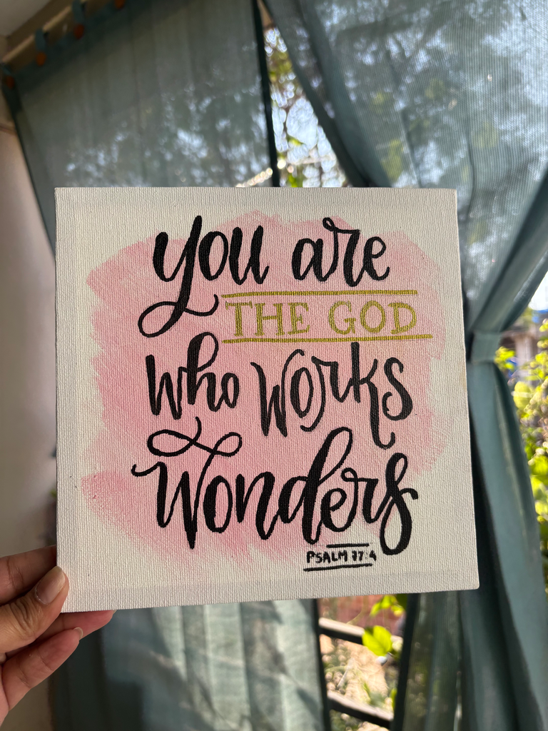 God who works wonders